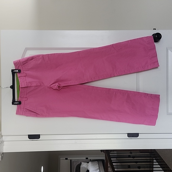 Lilly Pulitzer Main Line Fit Pink Pants size 6 - Picture 1 of 10